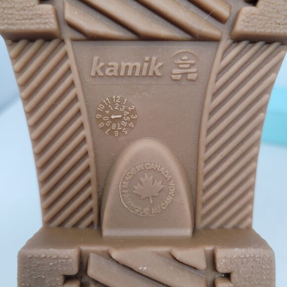 Kamik Sienna Mid Waterproof Winter Snow Boots Black Womens Sz 7M Made/CANADA 99% - Picture 9 of 11